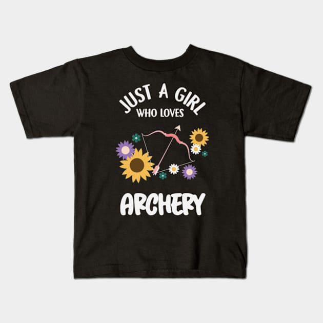 Archery Girl Kids T-Shirt by AdultSh*t